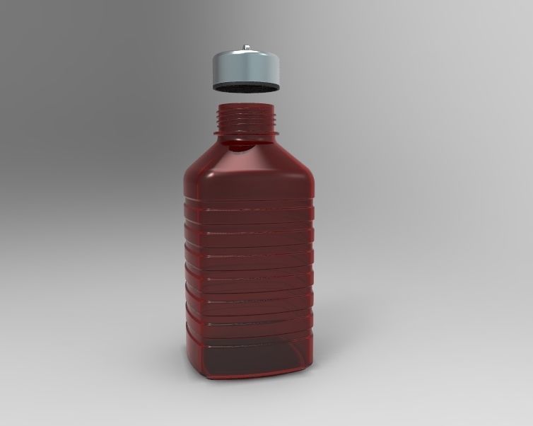 Water Flask 3D print model_14