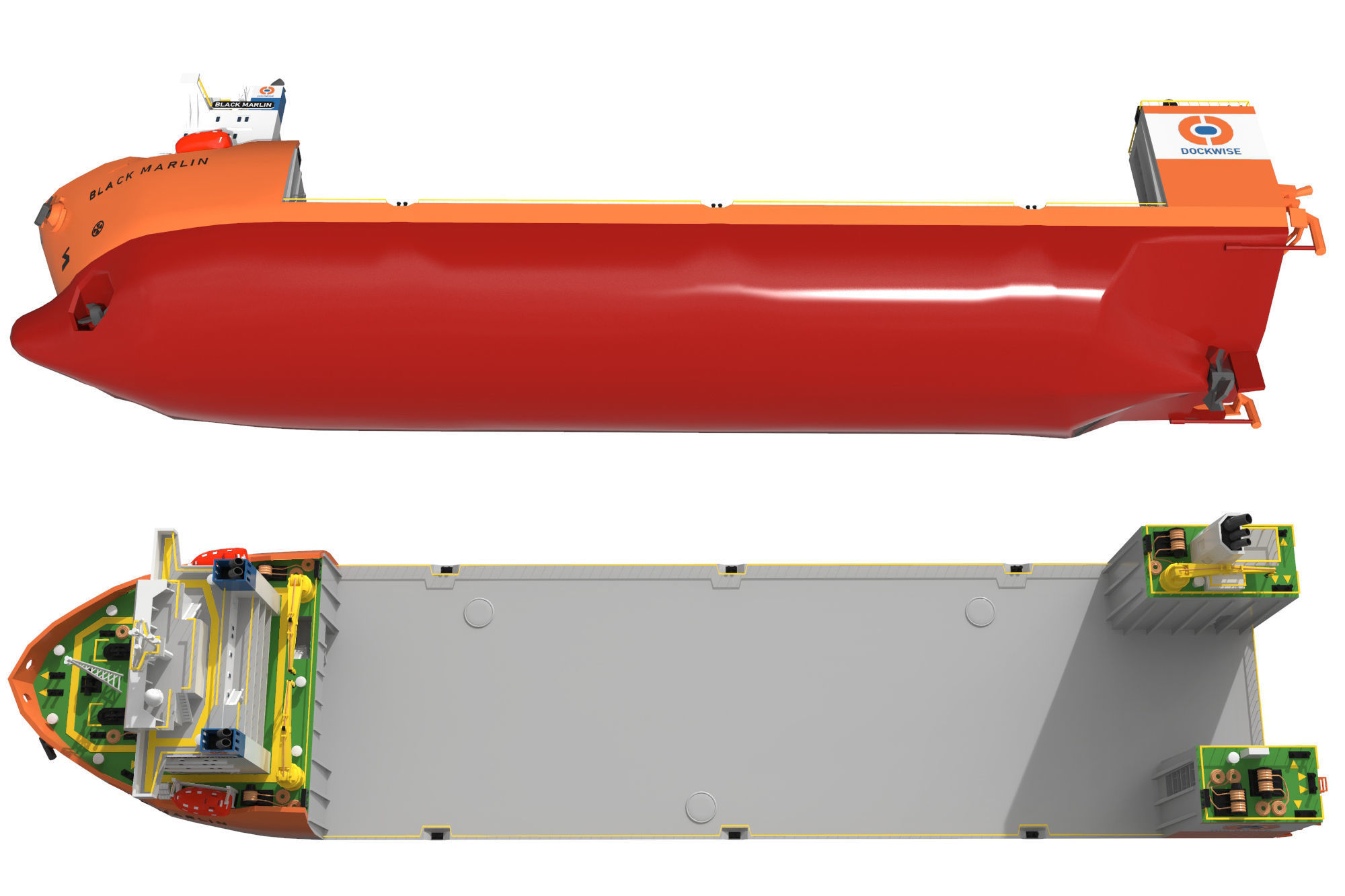 Black Marlin lowpoly Low-poly 3D model_7