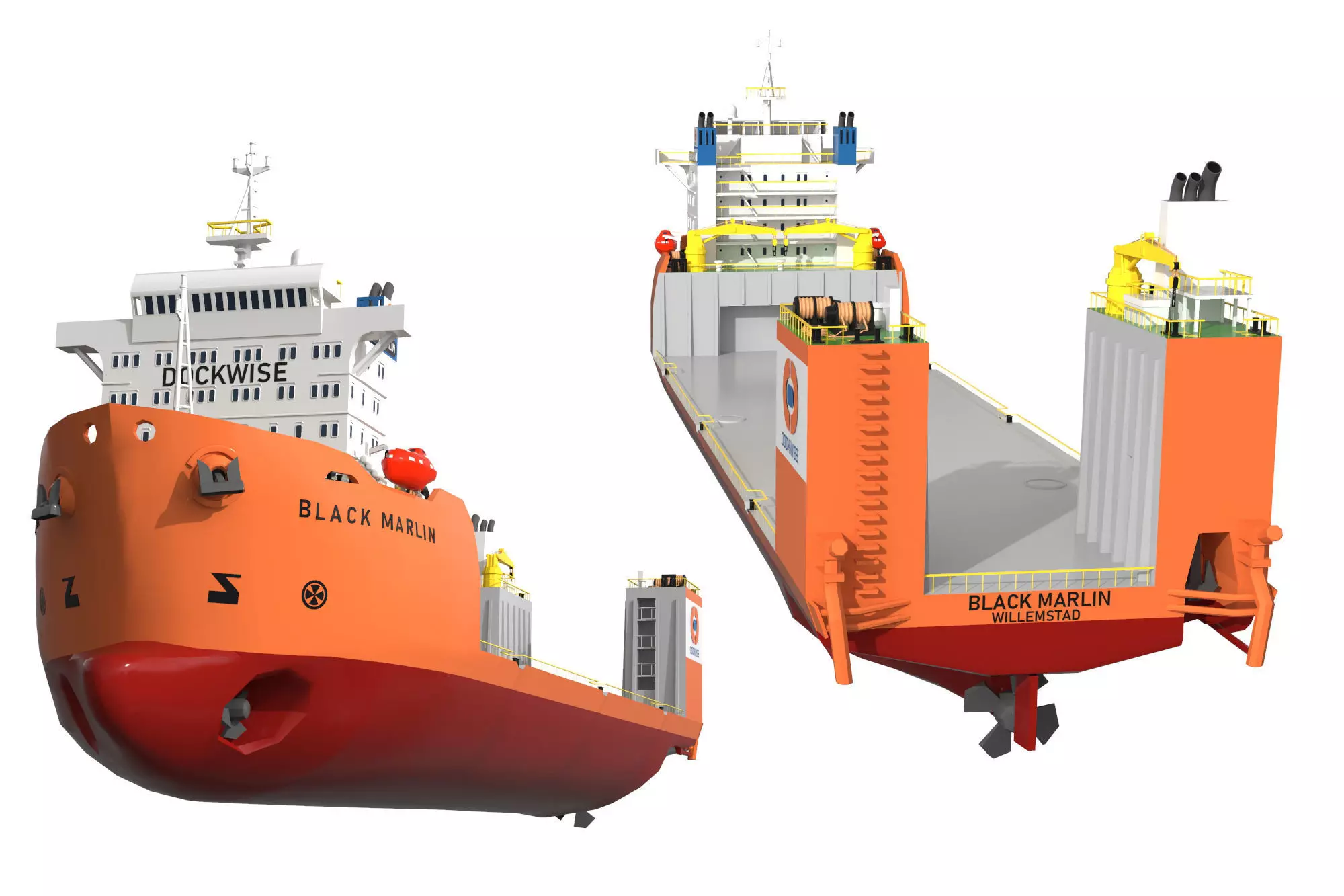 Black Marlin lowpoly Low-poly 3D model_0