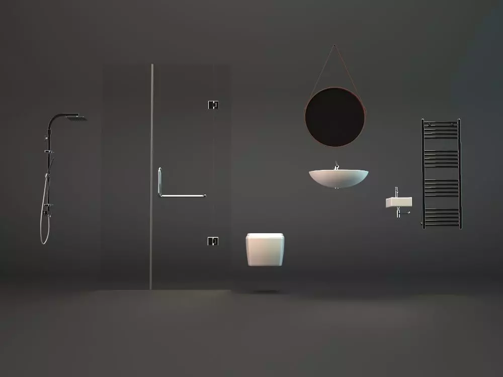 BATHROOM FURNITURE 3D model_0