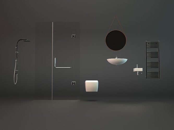 BATHROOM FURNITURE 3D model