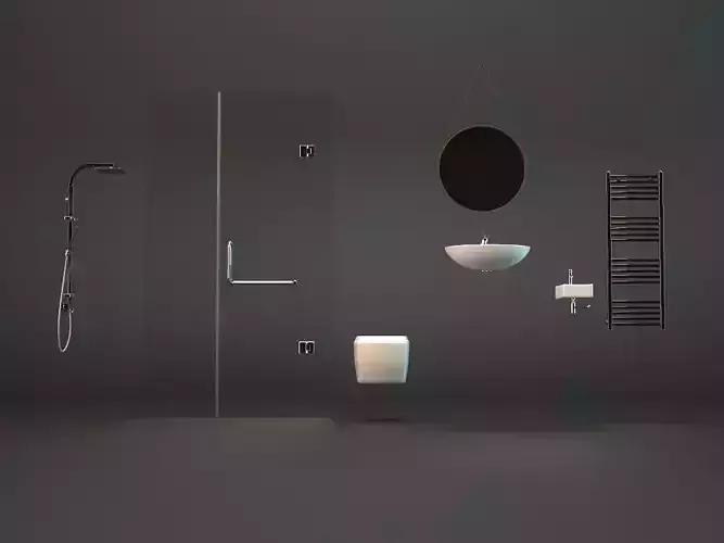 BATHROOM FURNITURE 3D model