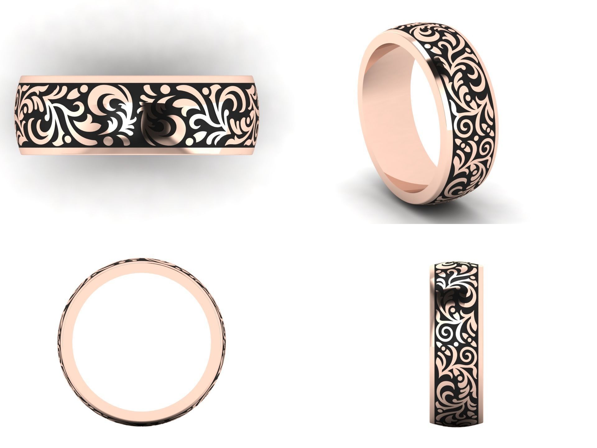 Ring pk 48 3D print model_5