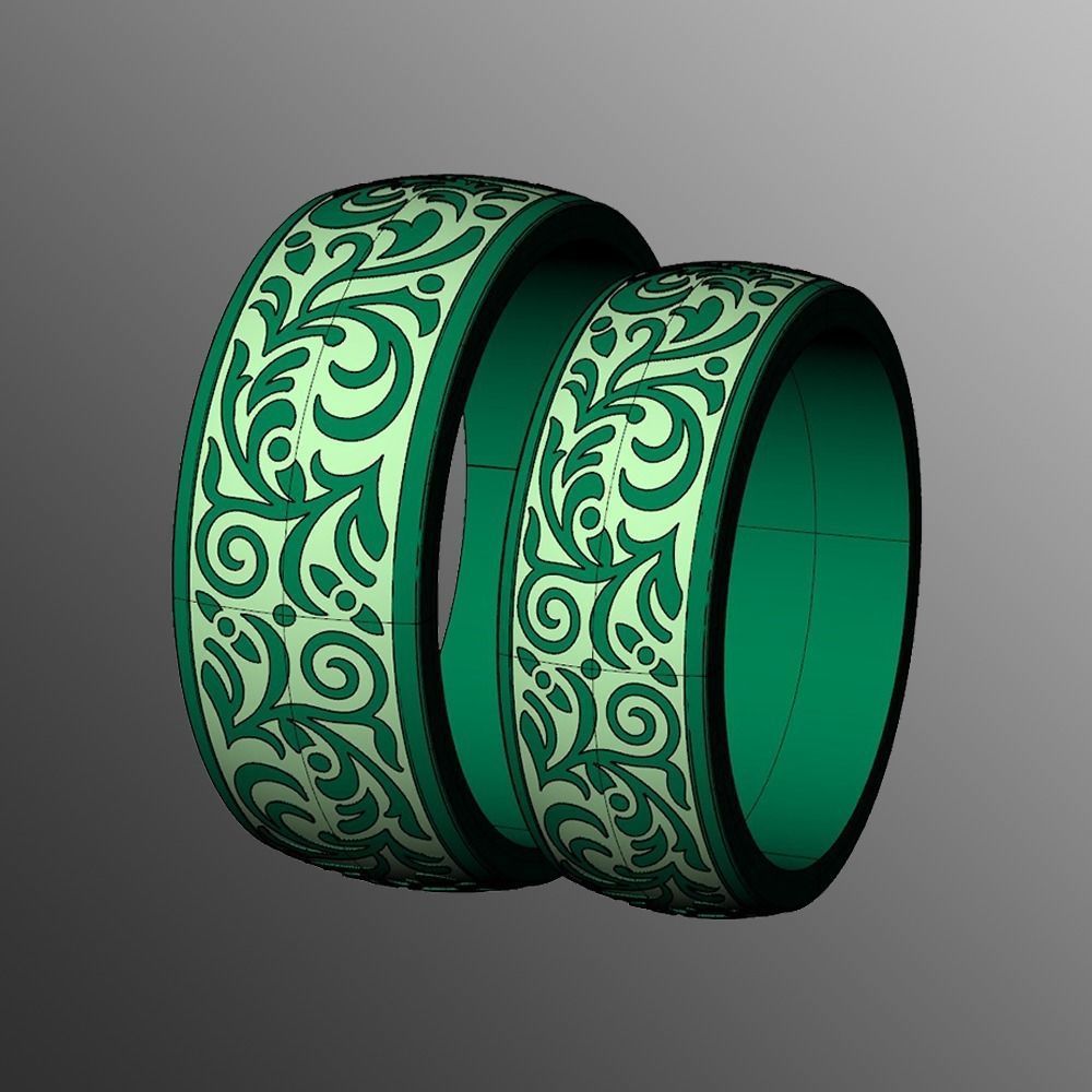 Ring pk 48 3D print model_2