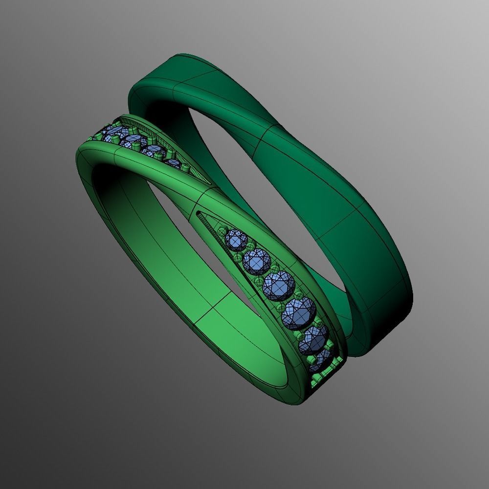 Ring pk 49 3D print model_2