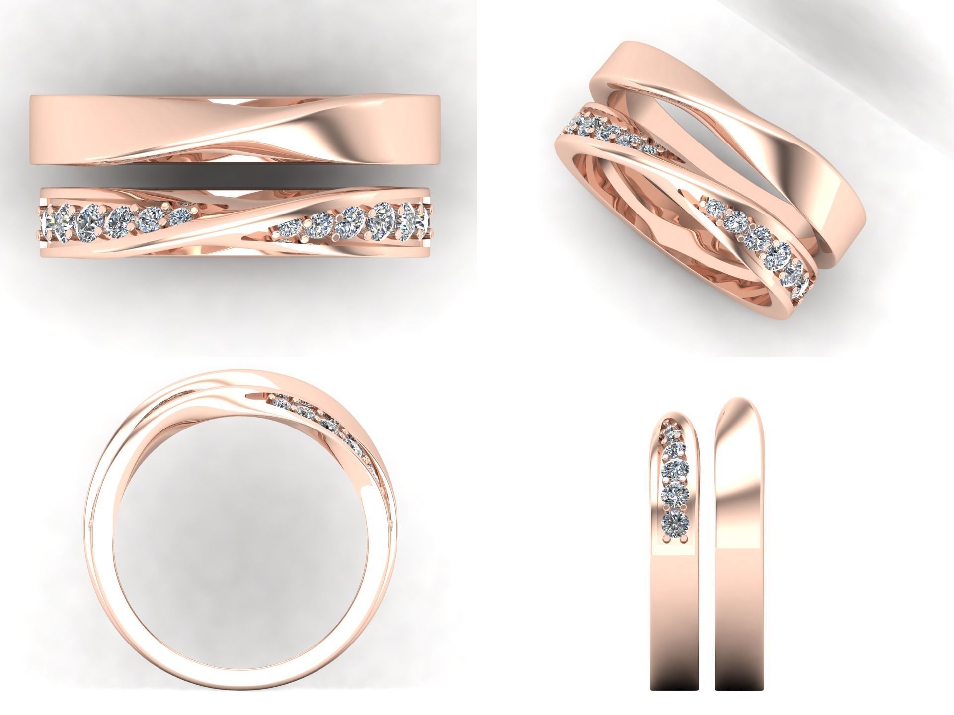 Ring pk 49 3D print model_4