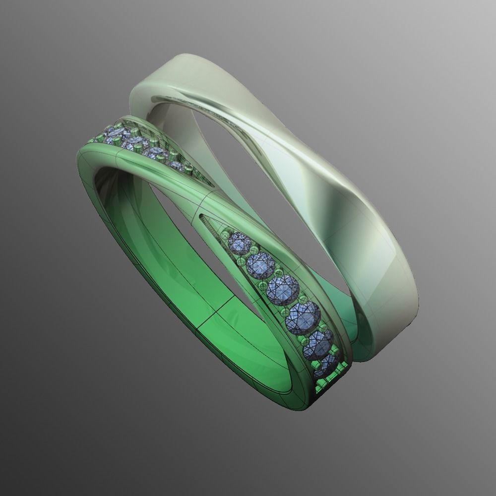Ring pk 49 3D print model_1