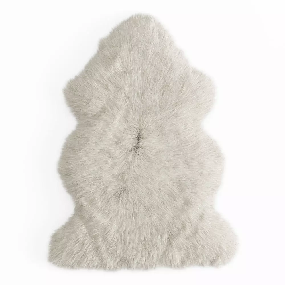 Sheepskin Rug 3D model_0