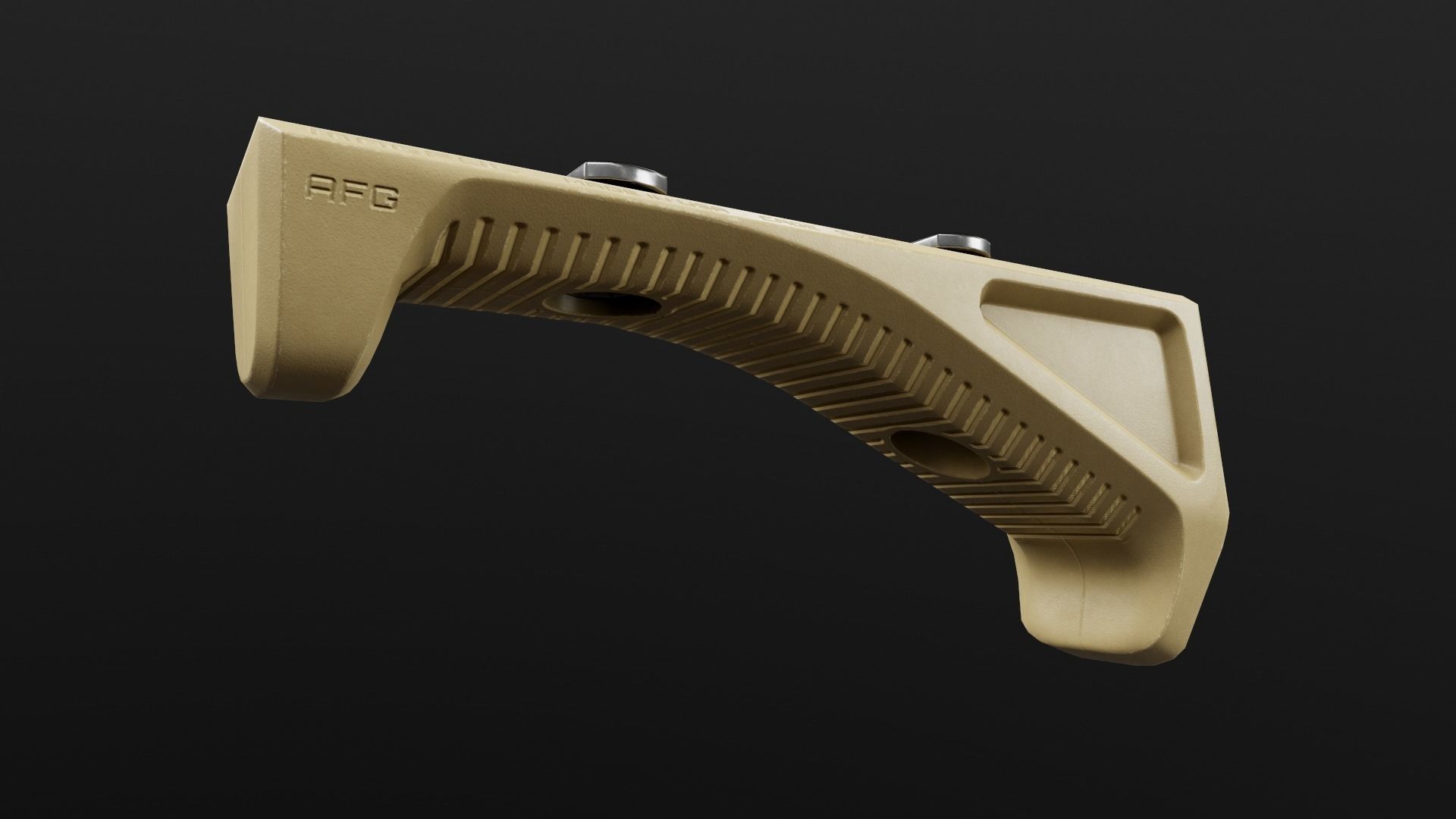 Magpul M-LOK AFG Angled Fore Grip Low-poly 3D model_16