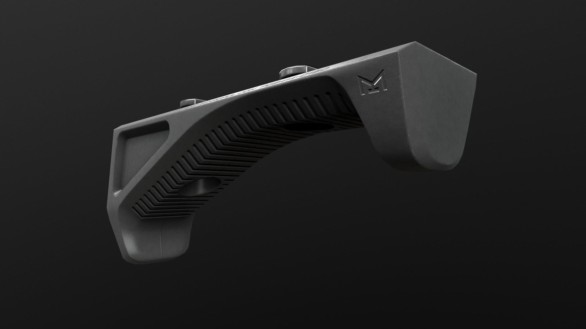 Magpul M-LOK AFG Angled Fore Grip Low-poly 3D model_9