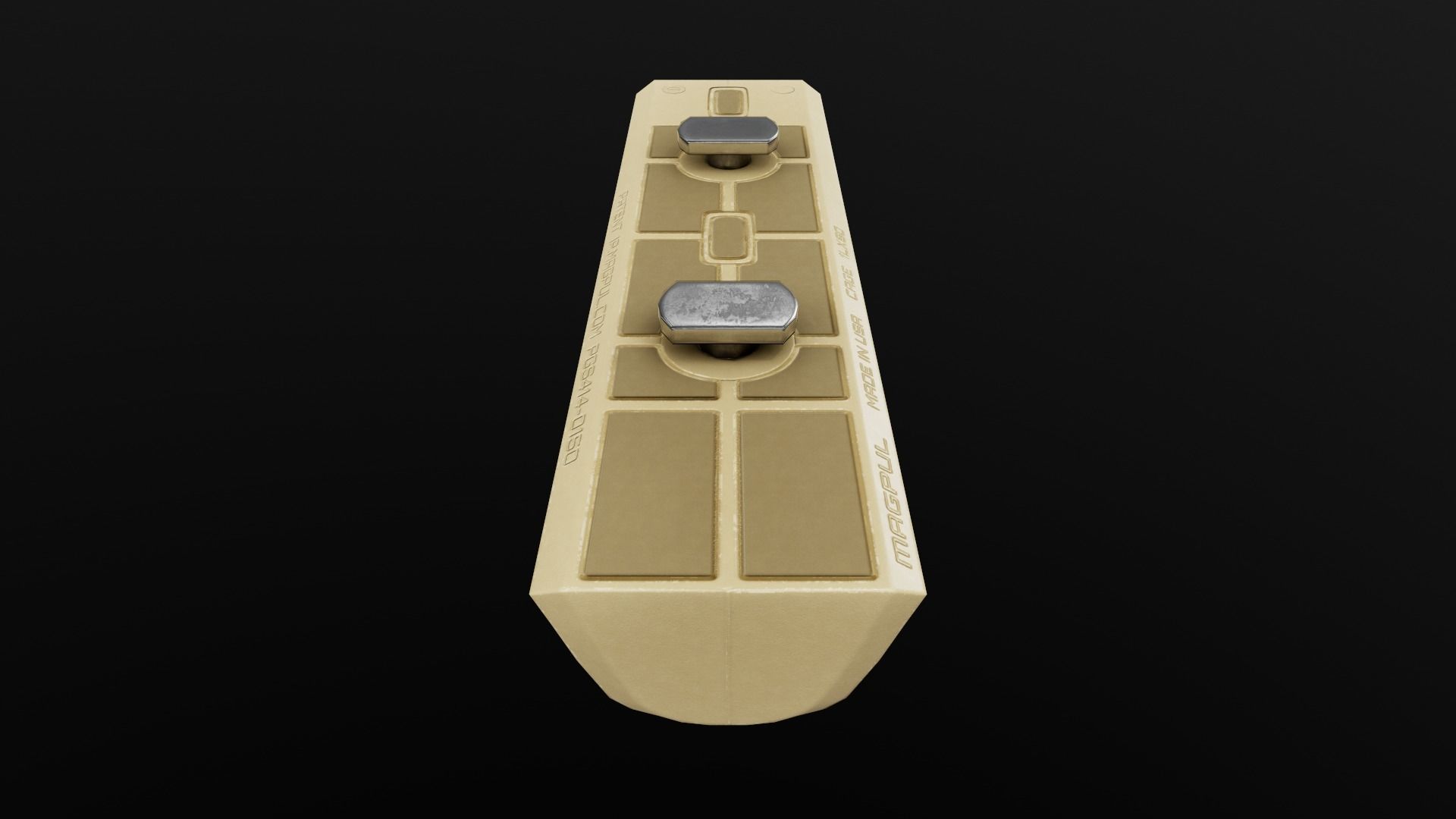 Magpul M-LOK AFG Angled Fore Grip Low-poly 3D model_12