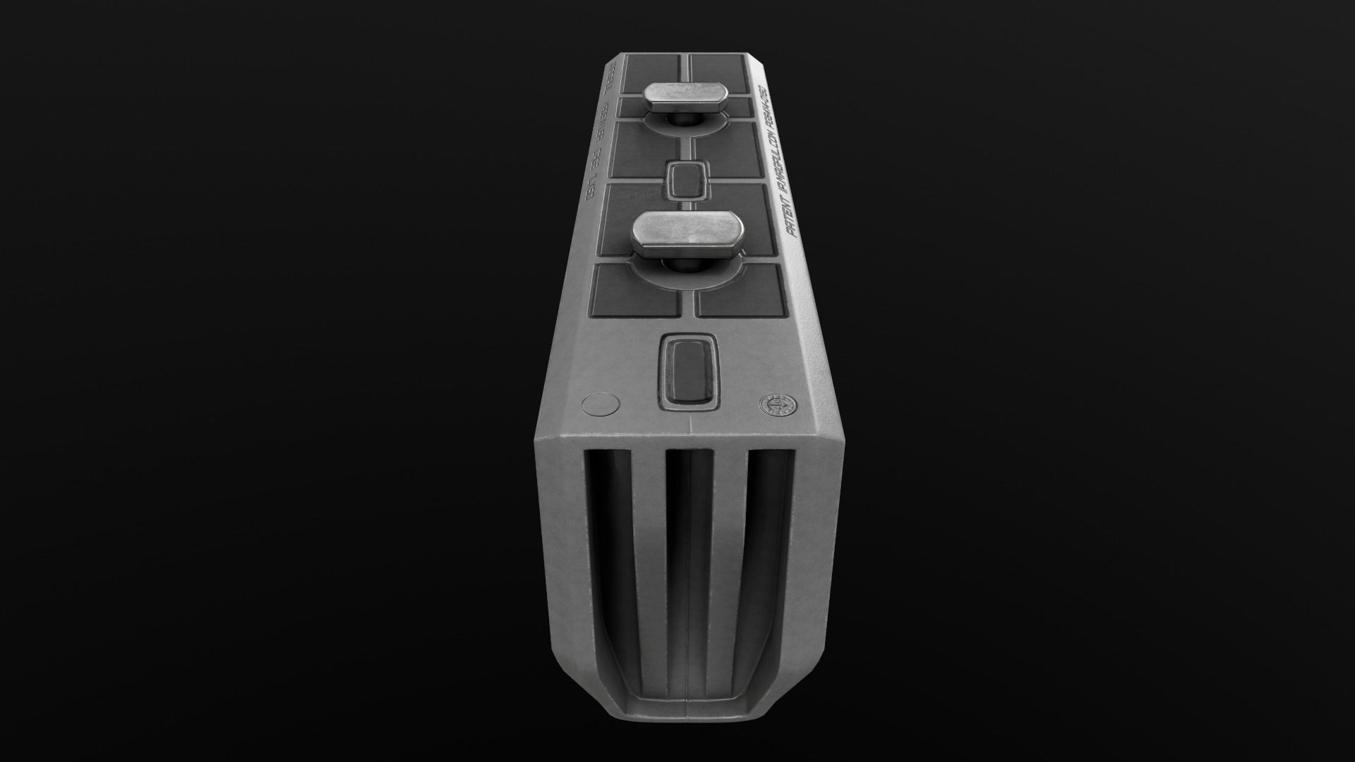 Magpul M-LOK AFG Angled Fore Grip Low-poly 3D model_29