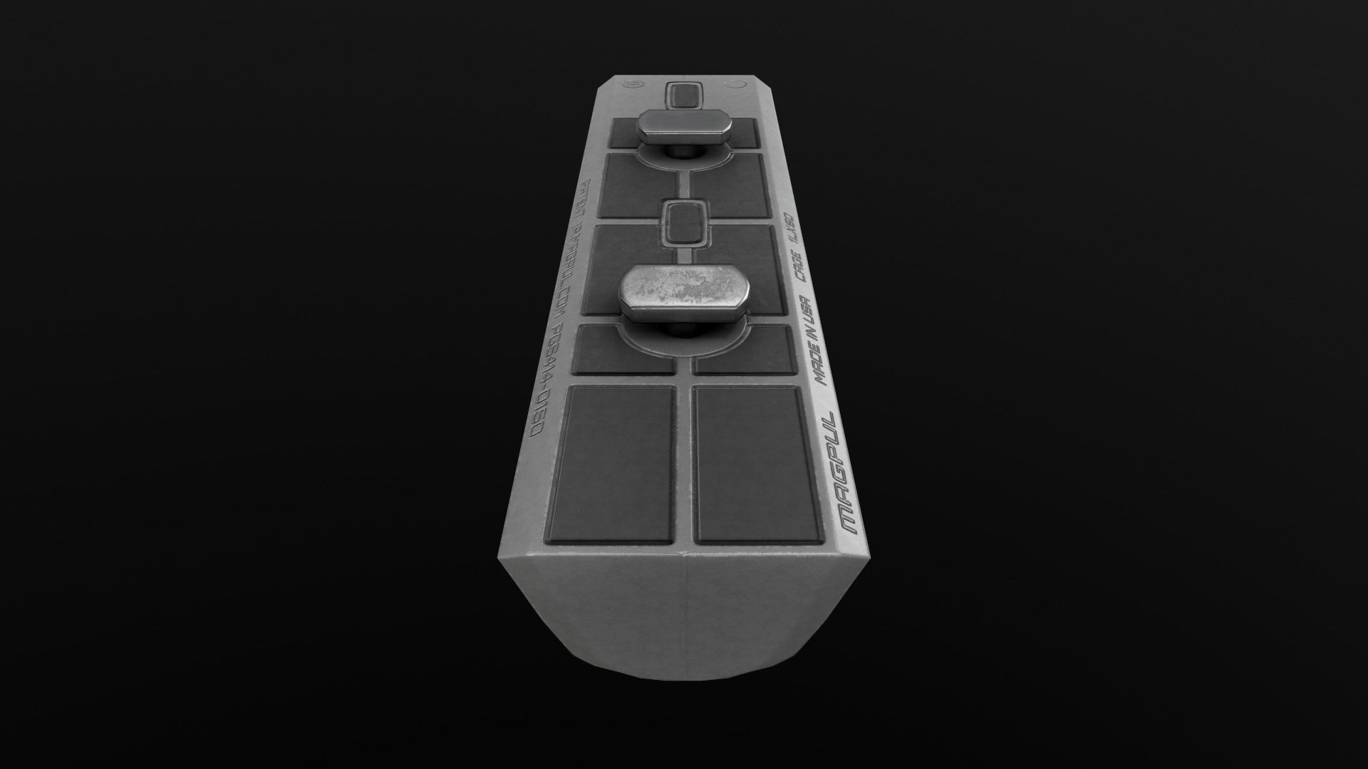 Magpul M-LOK AFG Angled Fore Grip Low-poly 3D model_13