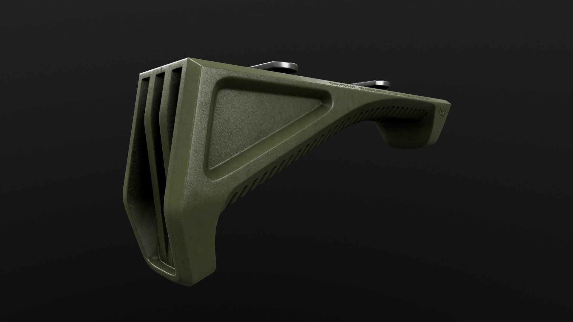 Magpul M-LOK AFG Angled Fore Grip Low-poly 3D model_34