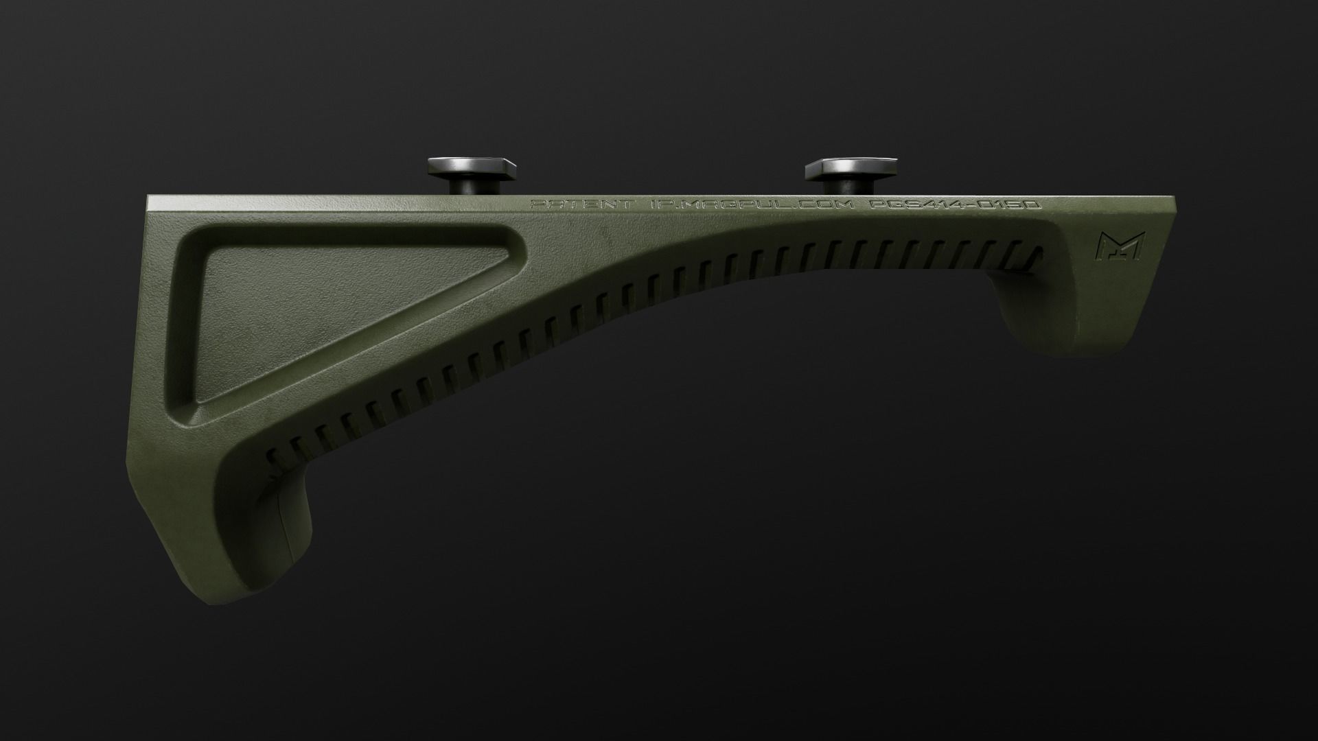 Magpul M-LOK AFG Angled Fore Grip Low-poly 3D model_6