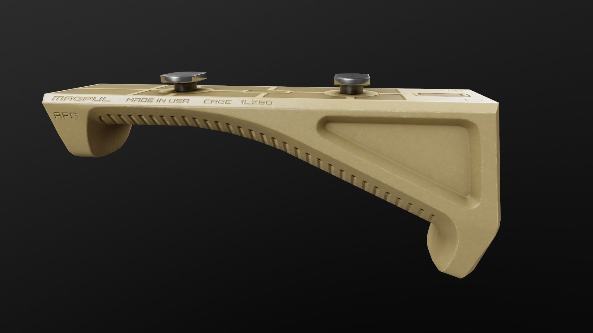 Magpul M-LOK AFG Angled Fore Grip Low-poly 3D model_20