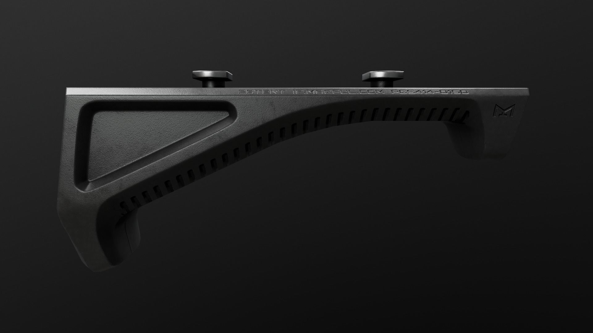 Magpul M-LOK AFG Angled Fore Grip Low-poly 3D model_3