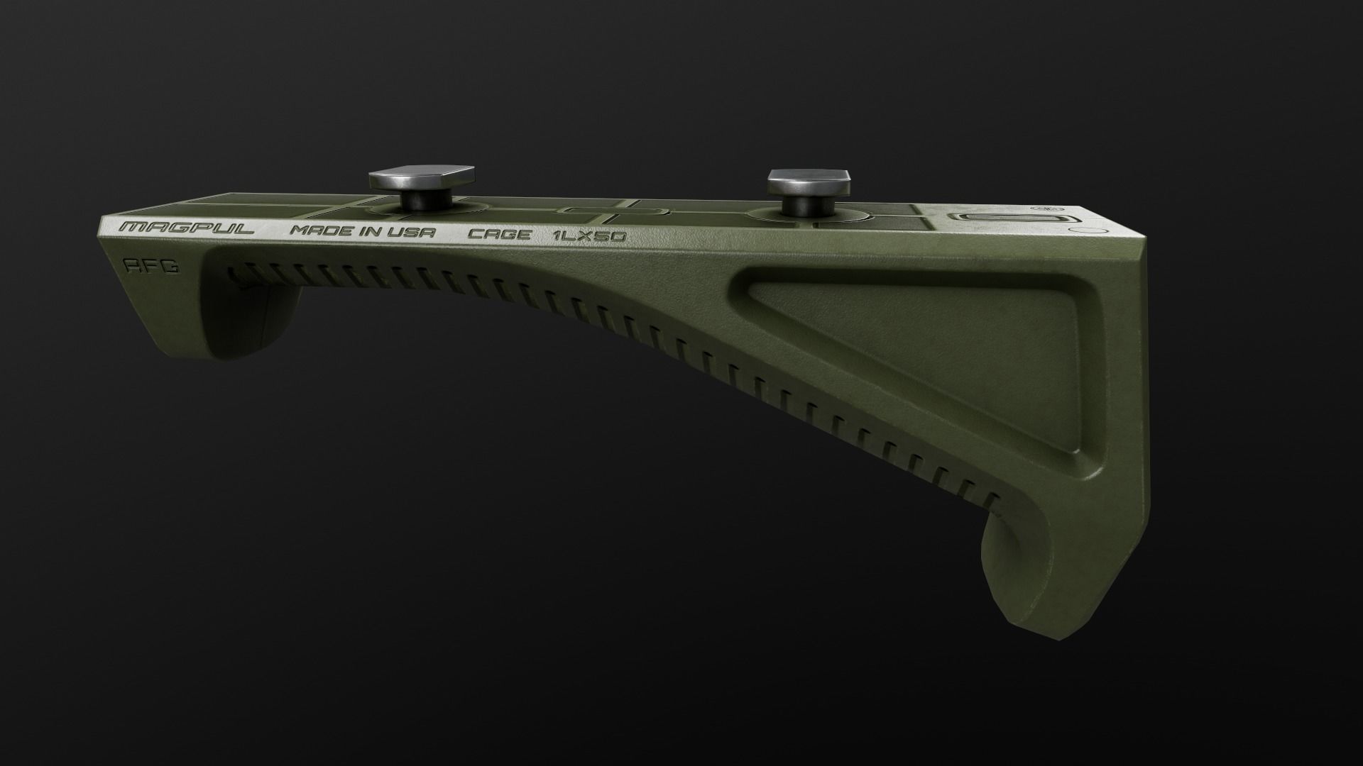 Magpul M-LOK AFG Angled Fore Grip Low-poly 3D model_22