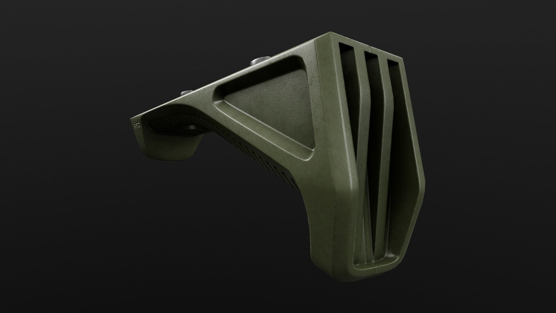 Magpul M-LOK AFG Angled Fore Grip Low-poly 3D model_26