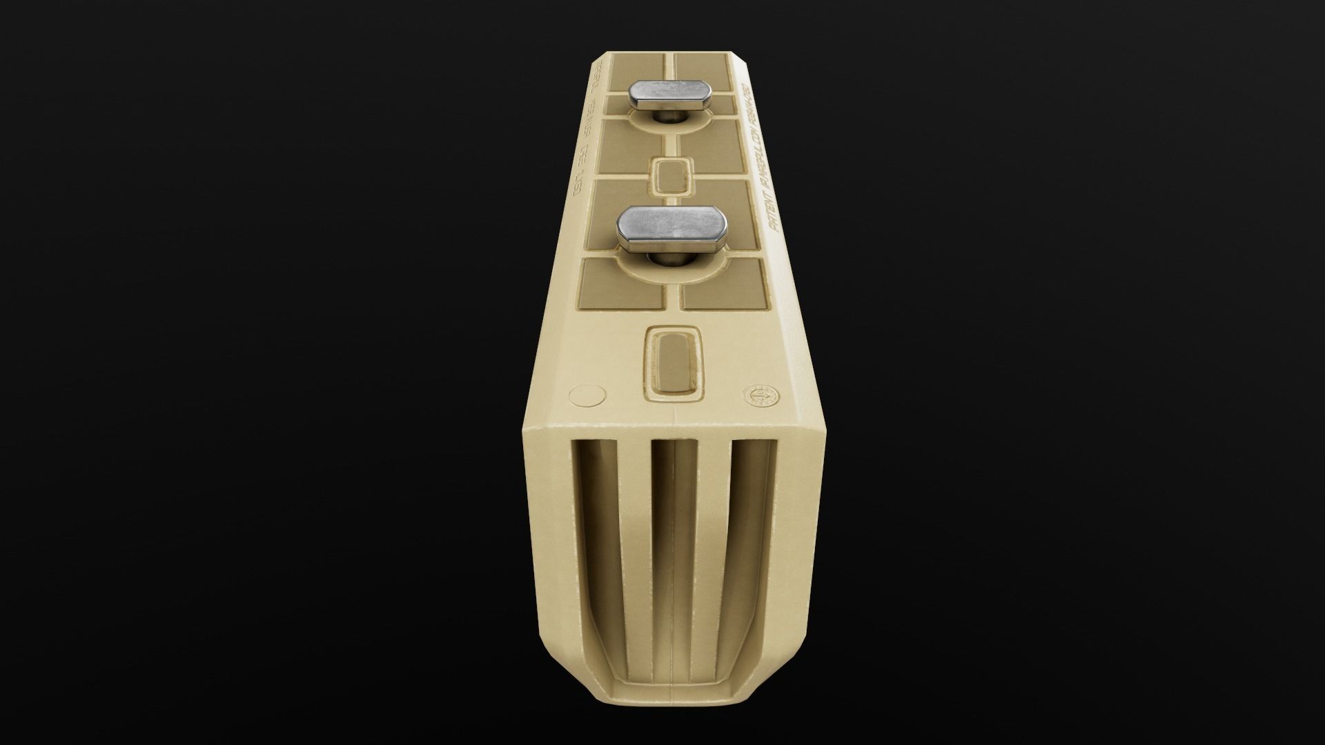 Magpul M-LOK AFG Angled Fore Grip Low-poly 3D model_28