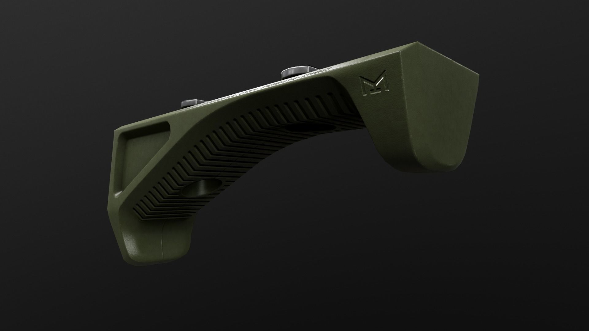 Magpul M-LOK AFG Angled Fore Grip Low-poly 3D model_10