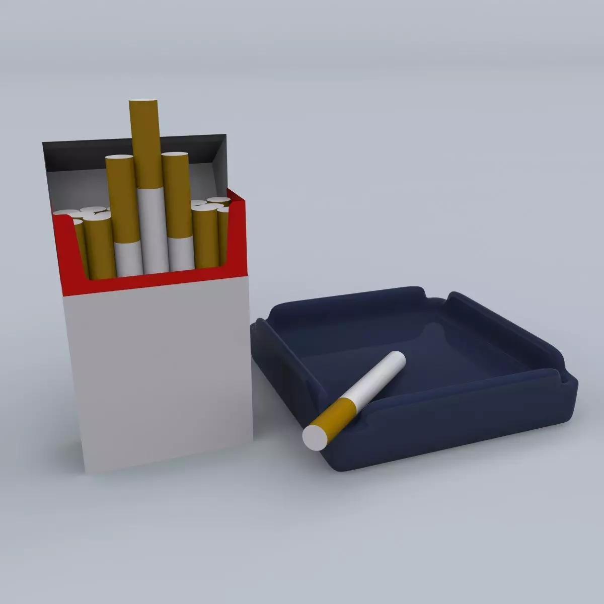 Cigarettes Box 3D model