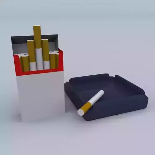 Cigarettes Box 3D model
