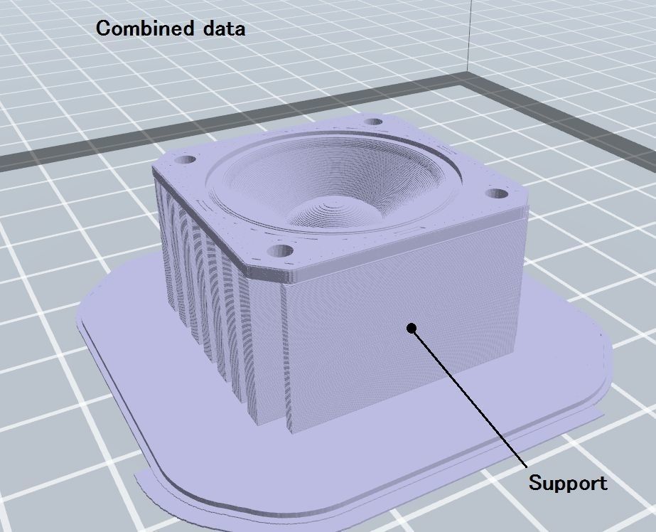 Speaker unit  assembly kit 3D print model_39