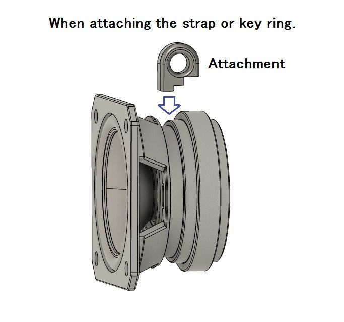 Speaker unit  assembly kit 3D print model_27