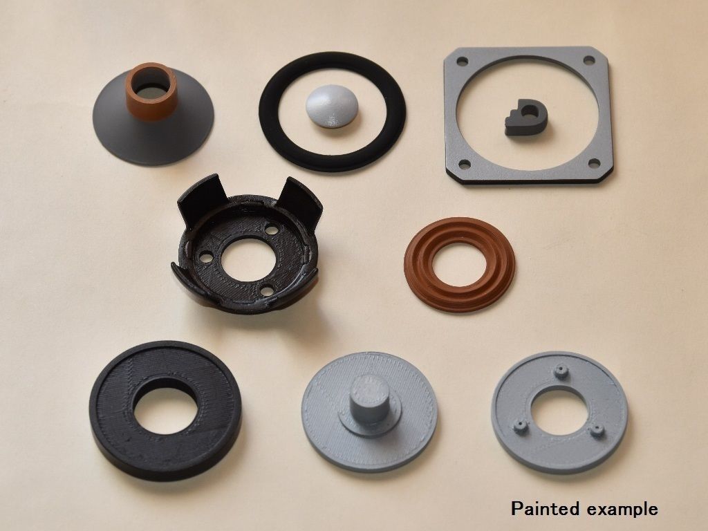 Speaker unit  assembly kit 3D print model_30