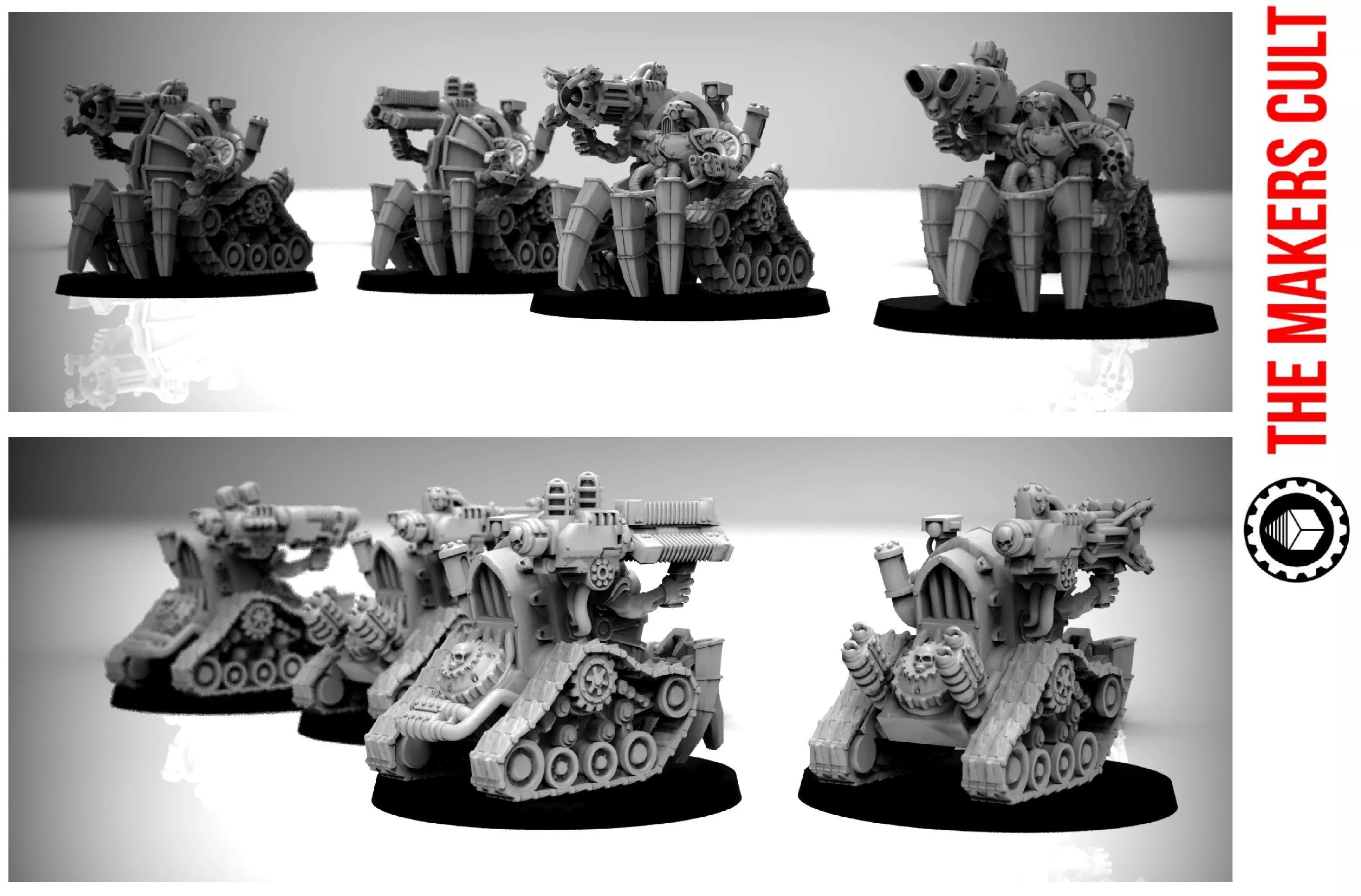 Dark Techno Enslaved Heavy Gunners 3D print model_0