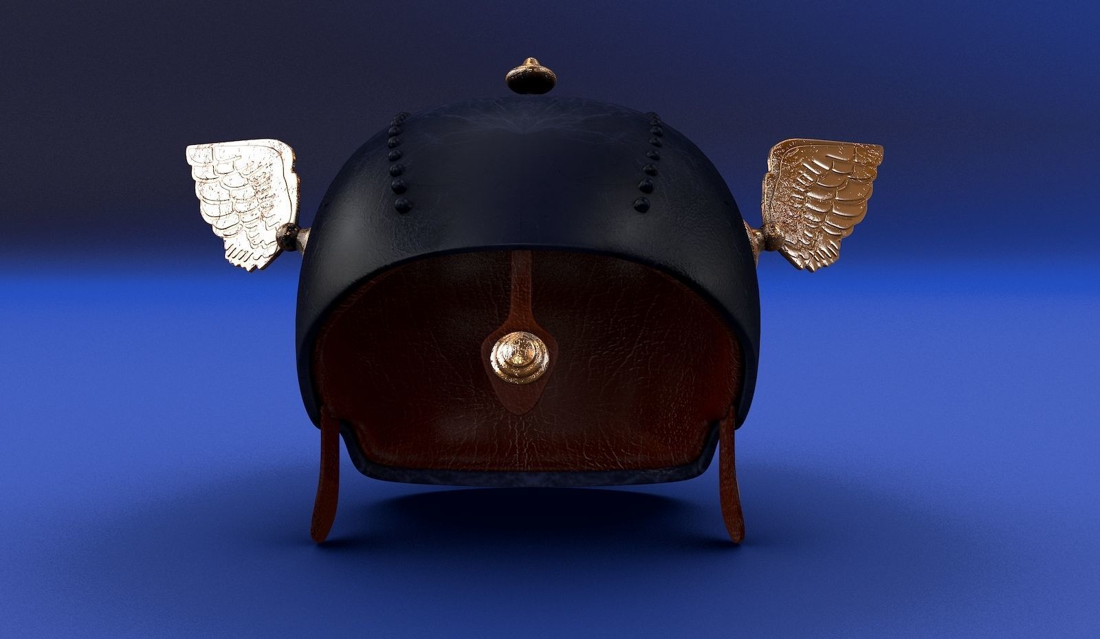 Gaul Helmet and Sword 3D model_4