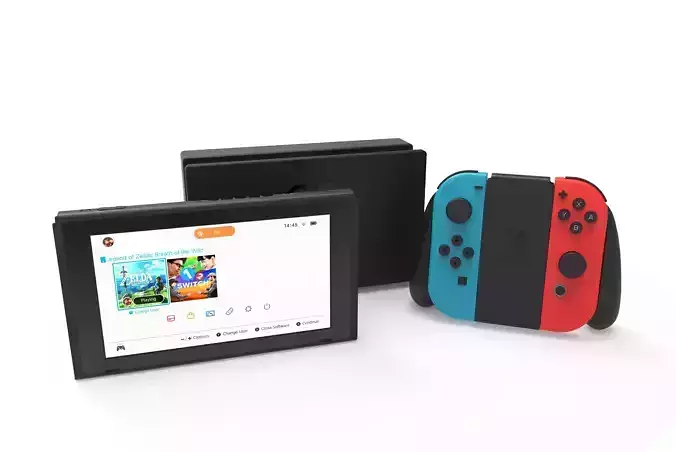 Nintendo Switch 3D model