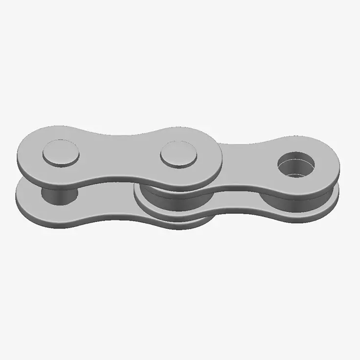 Cadena bicycle chain 3D print model_0