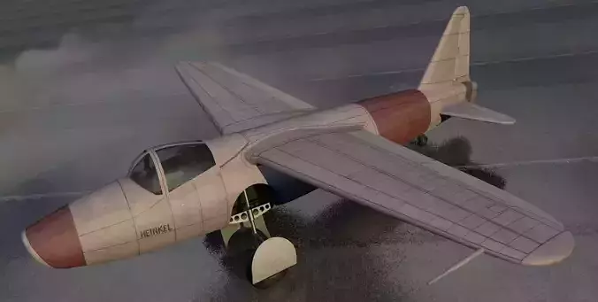Heinkel He-178 3D model