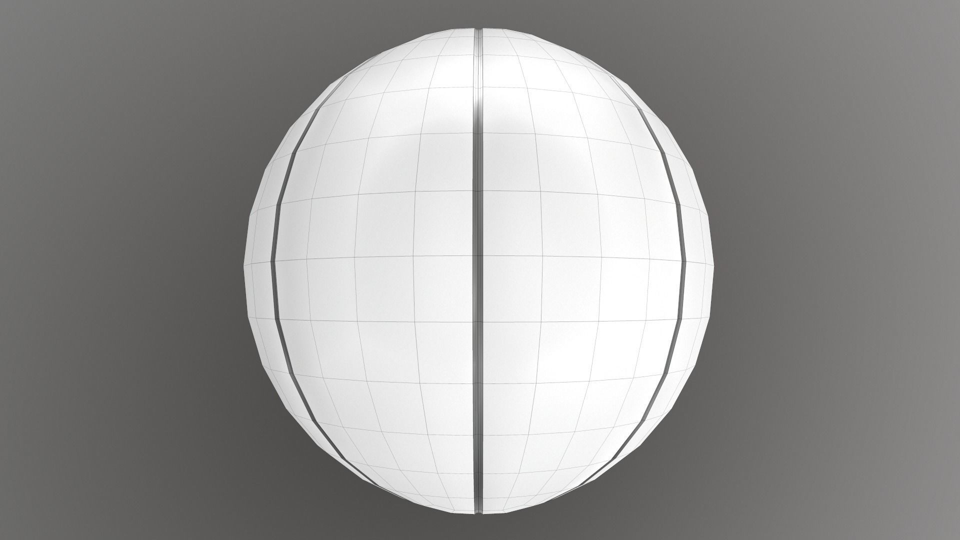 Official Basket Balls Wilson and Spalding low and high poly Low-poly 3D model_8