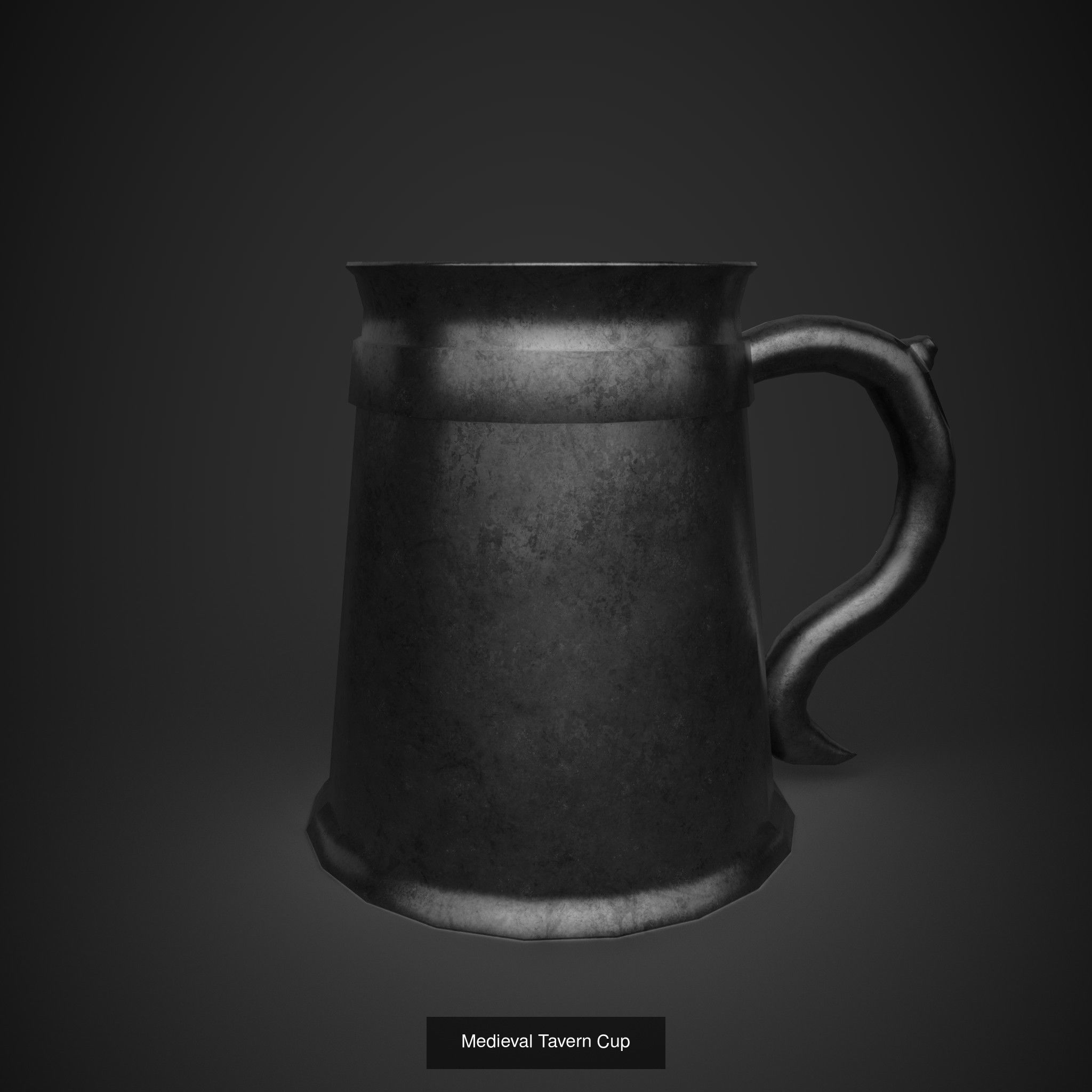 Medieval Tavern Dinner Scene  3D Model Collection_23