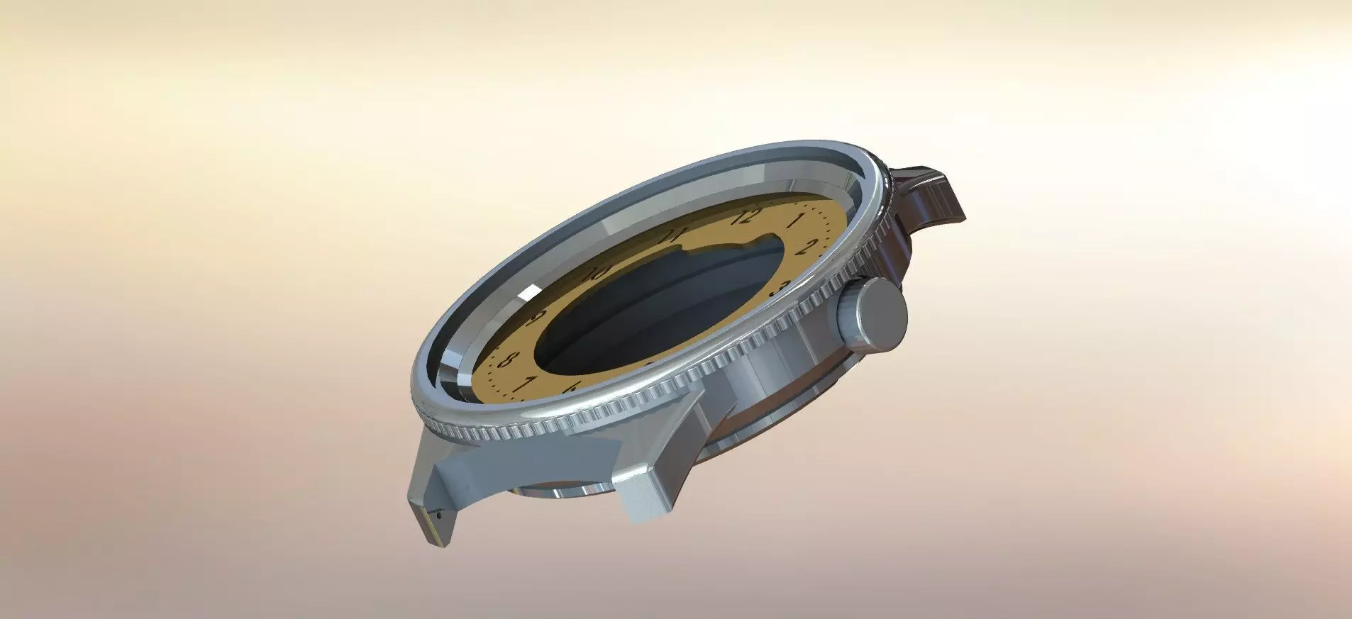 Clock watch 3D print model