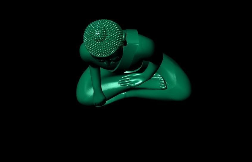 Buddha Cambodia 2019 3D model_5