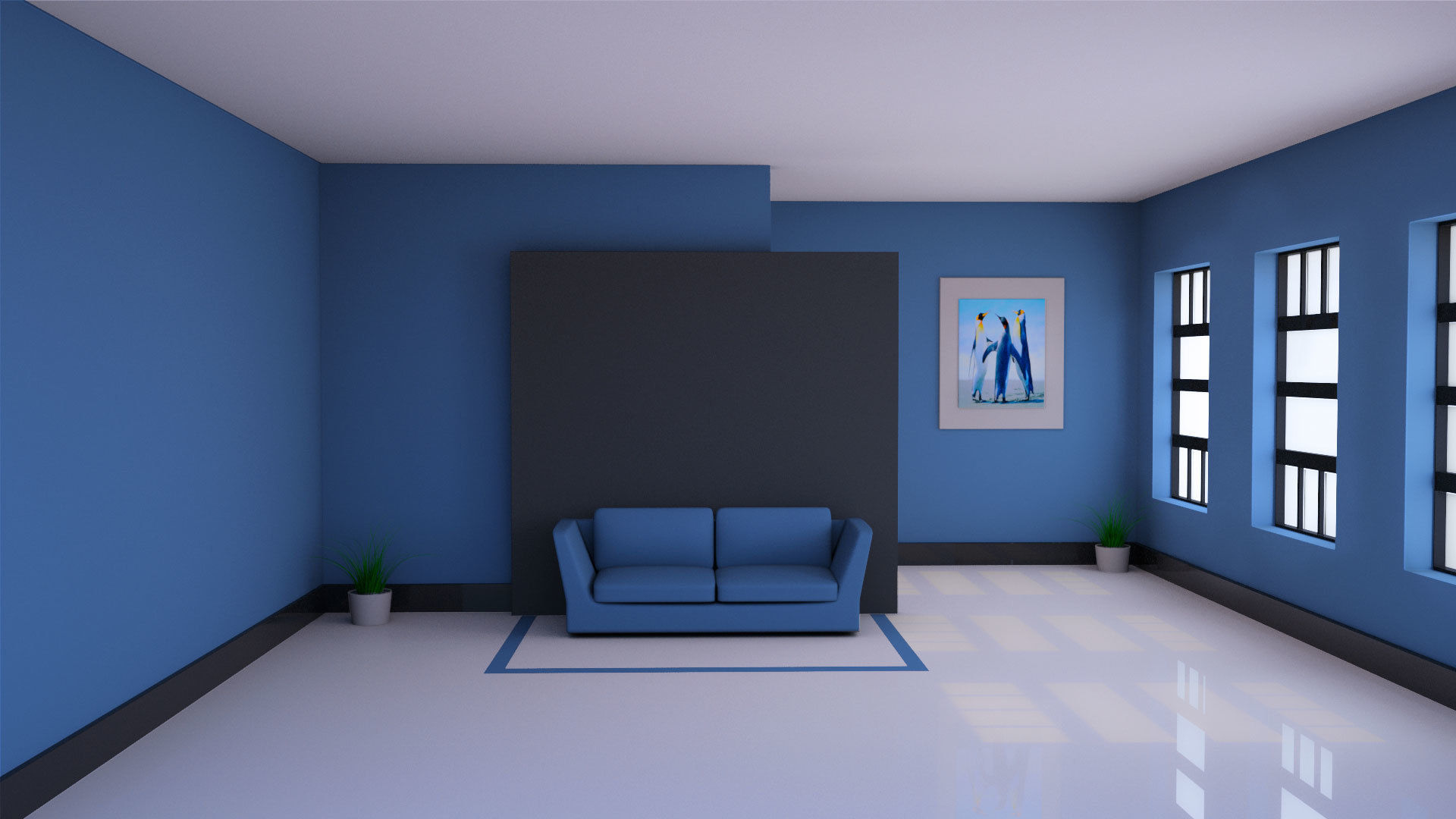 Interior Room 3d Model 3D model_2