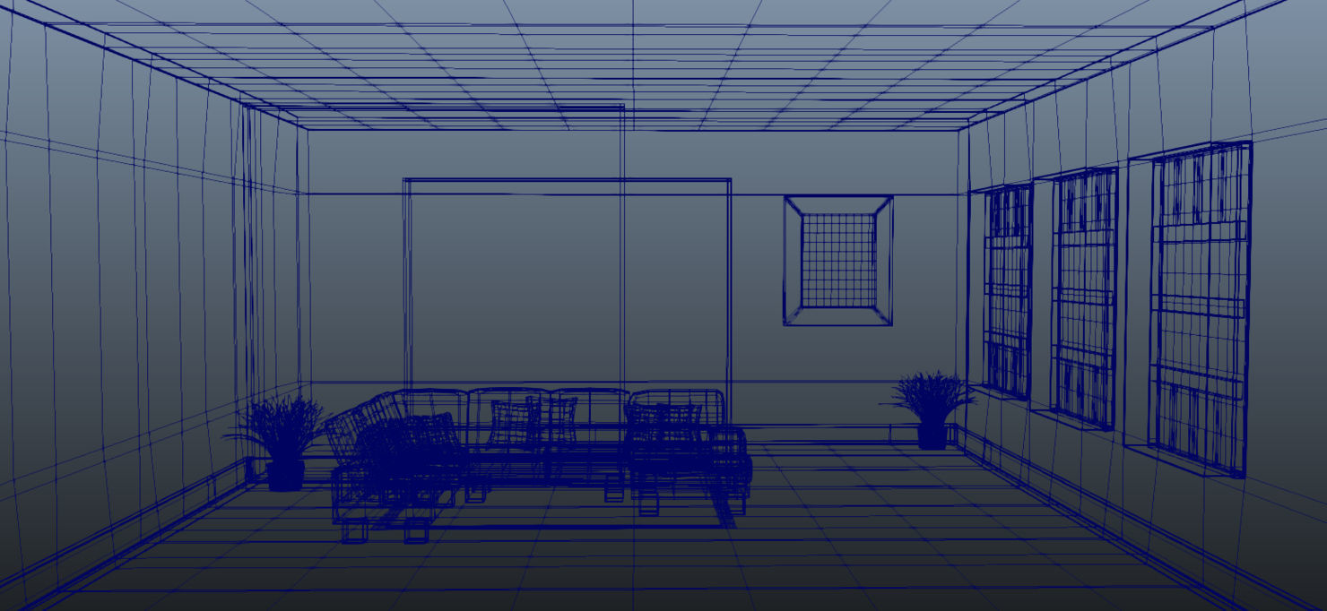 Interior Room 3d Model 3D model_6