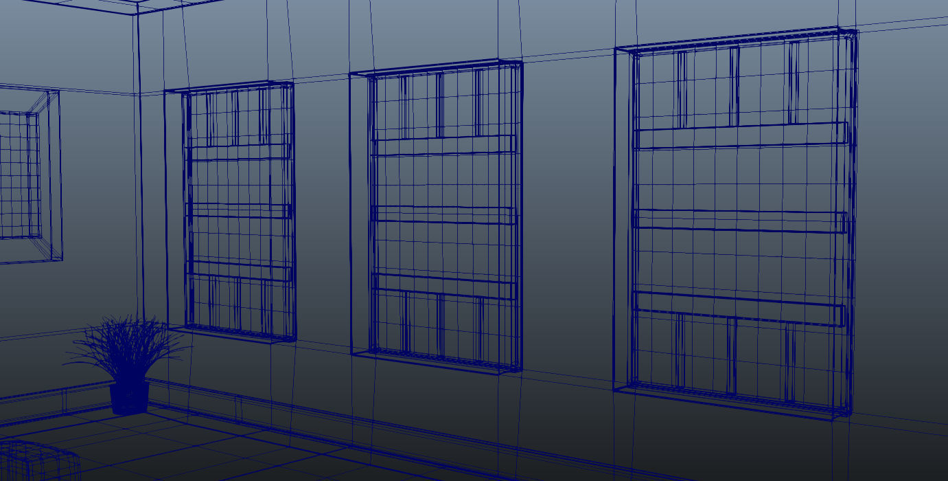 Interior Room 3d Model 3D model_5