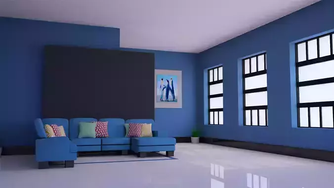 Interior Room 3d Model 3D model