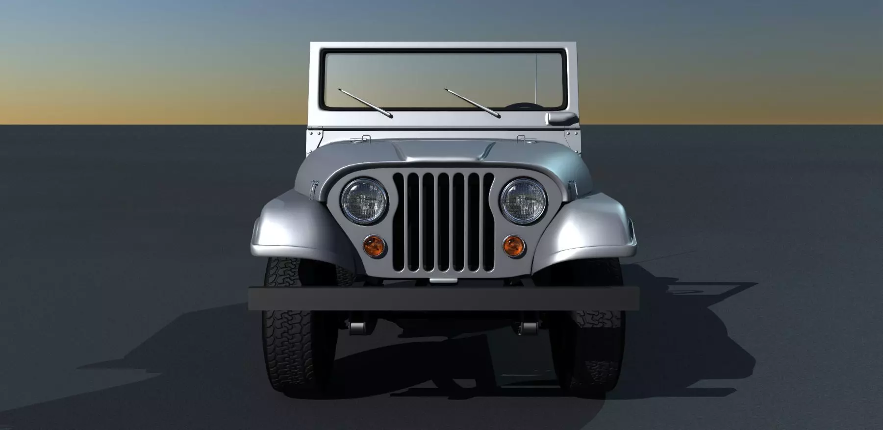 Jeep CJ-5 1975 3D model_0