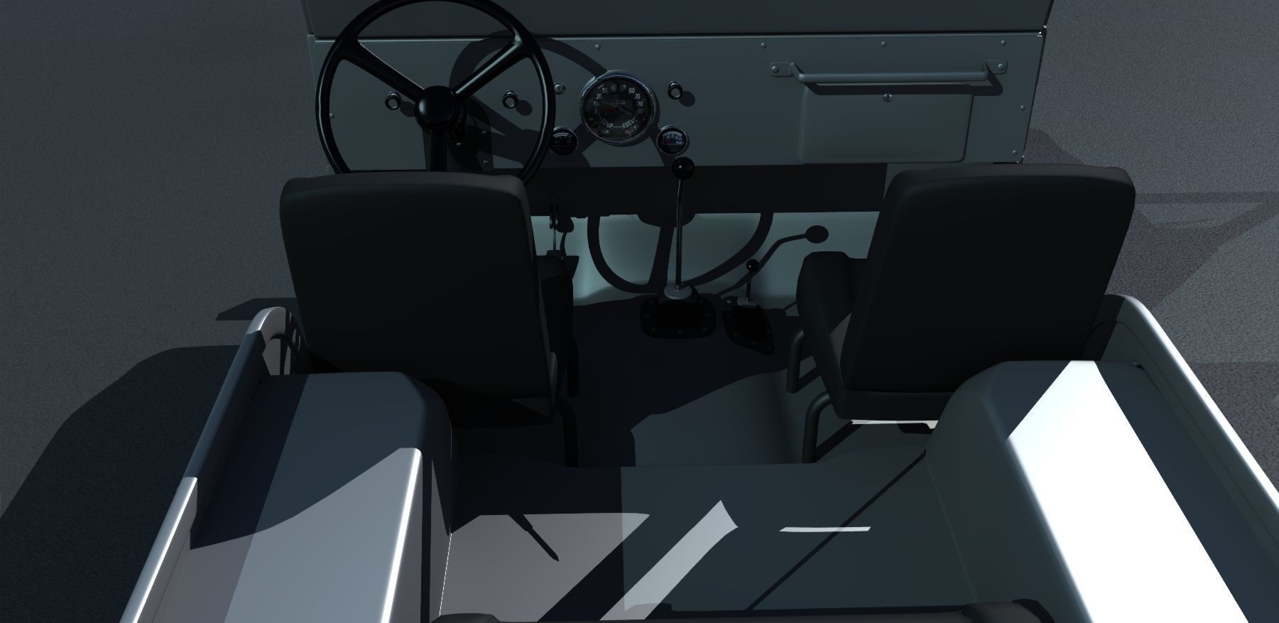 Jeep CJ-5 1975 3D model_10