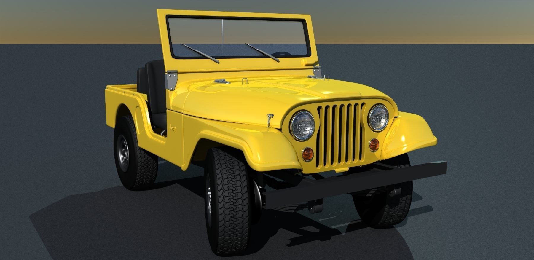 Jeep CJ-5 1975 3D model_18