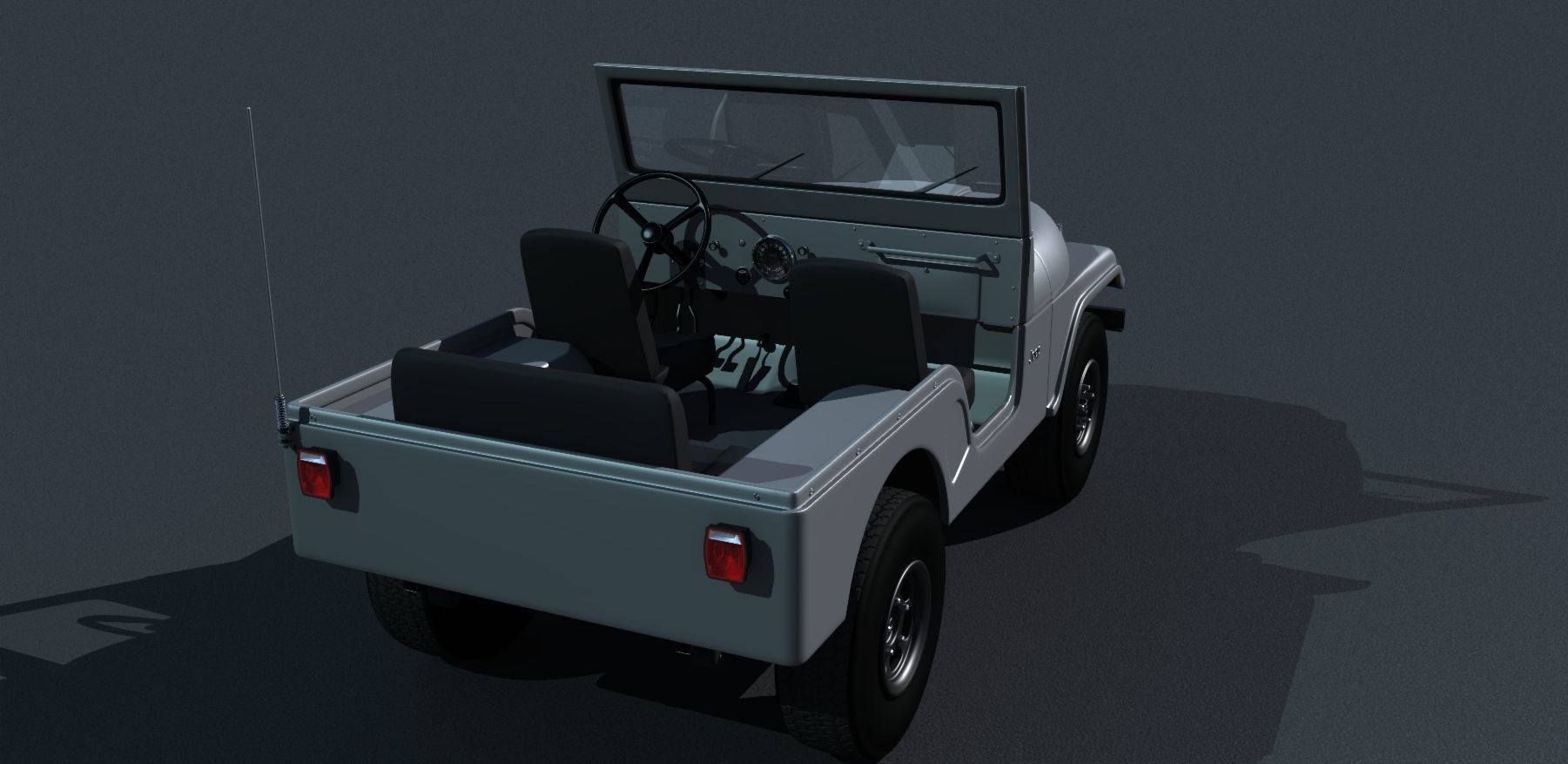Jeep CJ-5 1975 3D model_5