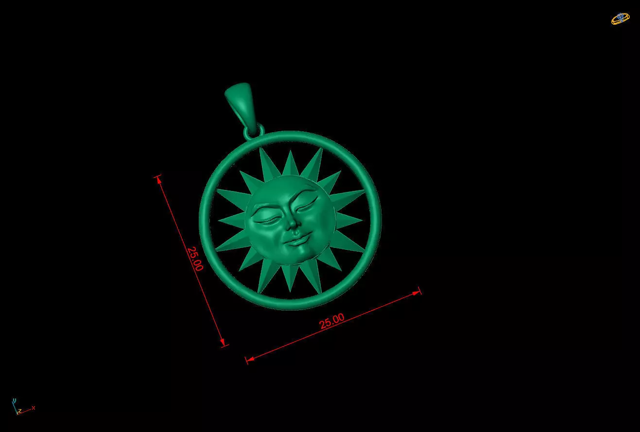 3d sun 3dm compass 3D print model