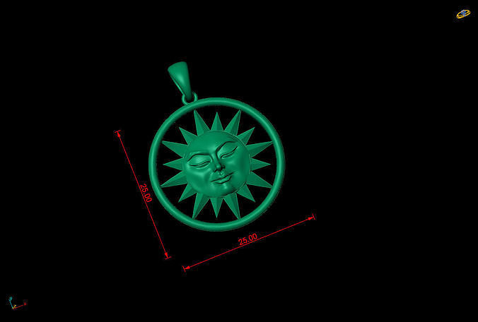 3d sun 3dm compass 3D print model