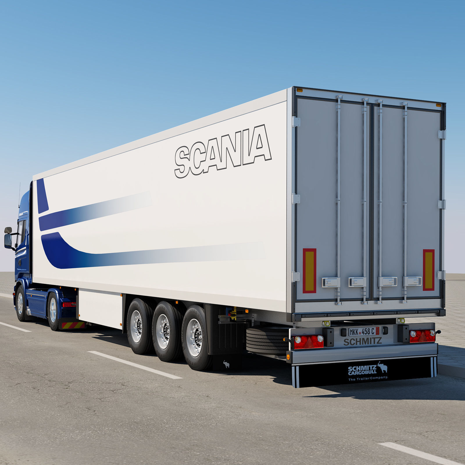 Streamline truck 2013 3D model_3